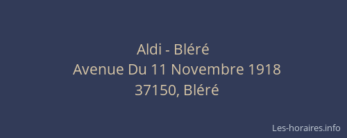 Aldi - Bl&eacute;r&eacute;