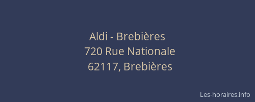 Aldi - Brebi&egrave;res