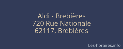 Aldi - Brebières