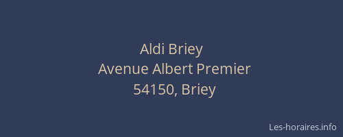 Aldi Briey