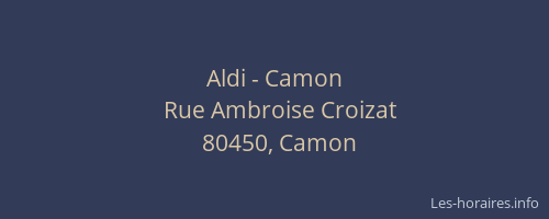 Aldi - Camon