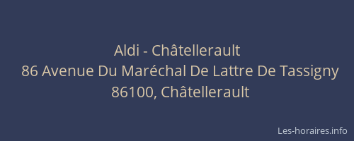 Aldi - Châtellerault