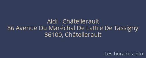 Aldi - Châtellerault