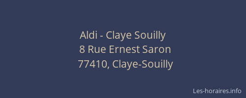 Aldi - Claye Souilly