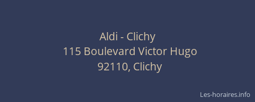 Aldi - Clichy