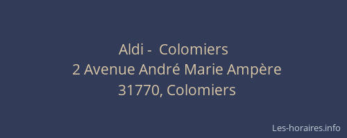 Aldi -  Colomiers