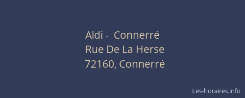 Aldi -  Connerré