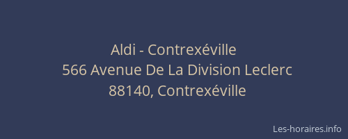 Aldi - Contrexéville
