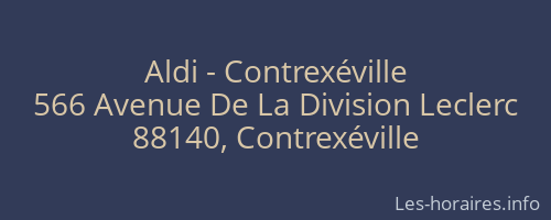 Aldi - Contrexéville