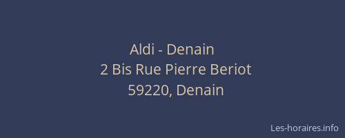 Aldi - Denain