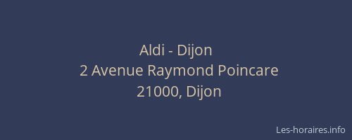 Aldi - Dijon