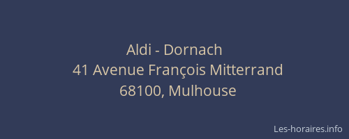 Aldi - Dornach