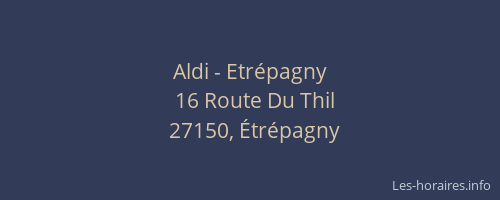 Aldi - Etr&eacute;pagny