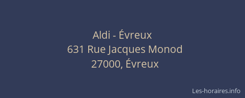 Aldi - Évreux