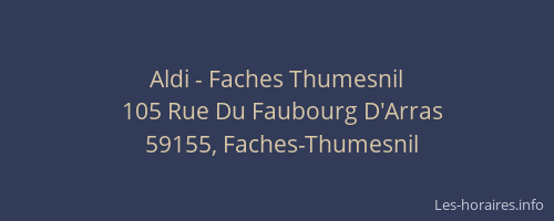 Aldi - Faches Thumesnil