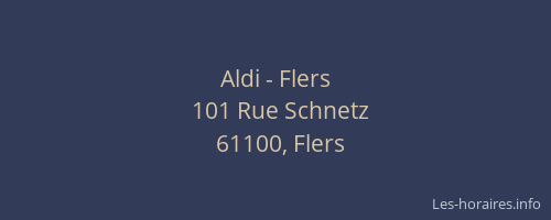 Aldi - Flers