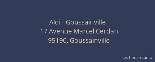 Aldi - Goussainville
