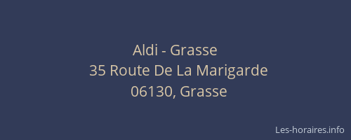 Aldi - Grasse
