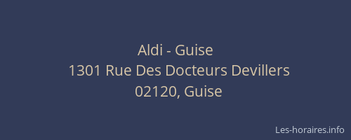 Aldi - Guise
