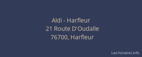 Aldi - Harfleur