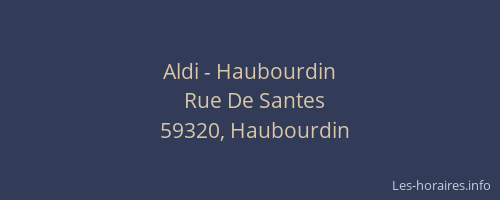 Aldi - Haubourdin
