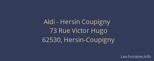 Aldi - Hersin Coupigny