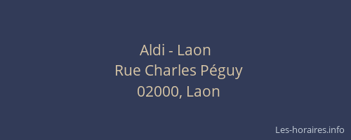 Aldi - Laon