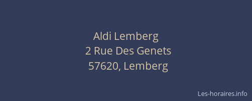 Aldi Lemberg