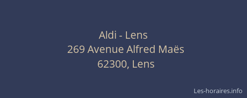 Aldi - Lens
