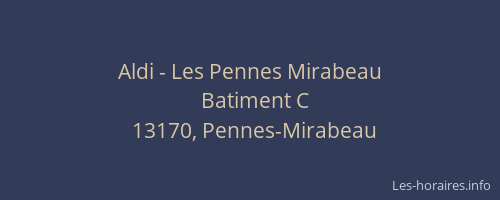 Aldi - Les Pennes Mirabeau