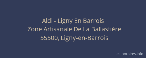 Aldi - Ligny En Barrois