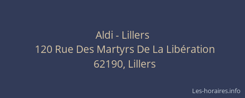 Aldi - Lillers