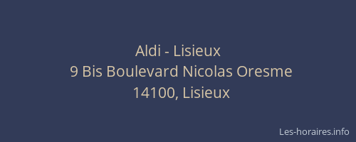 Aldi - Lisieux