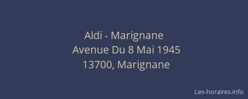 Aldi - Marignane