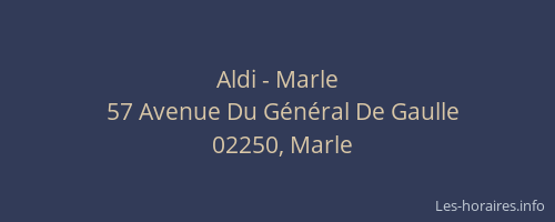 Aldi - Marle