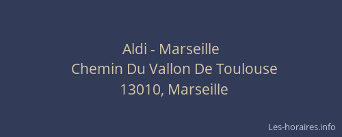 Aldi - Marseille