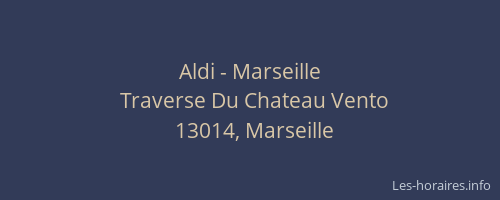 Aldi - Marseille