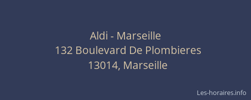 Aldi - Marseille