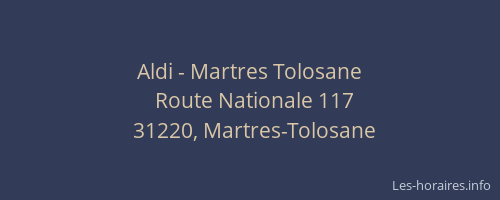 Aldi - Martres Tolosane