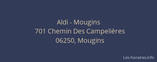 Aldi - Mougins