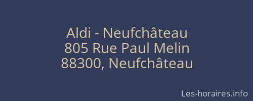 Aldi - Neufchâteau
