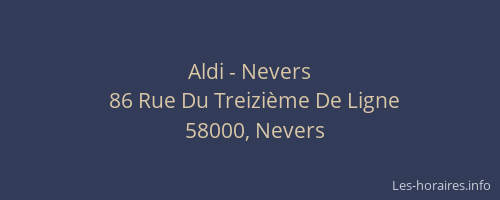 Aldi - Nevers