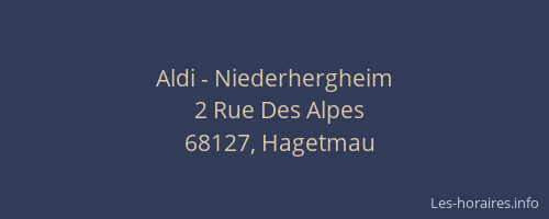 Aldi - Niederhergheim