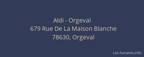 Aldi - Orgeval