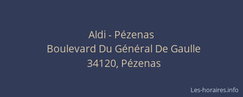 Aldi - Pézenas