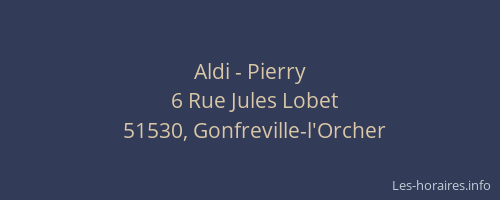 Aldi - Pierry