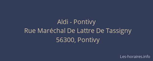 Aldi - Pontivy