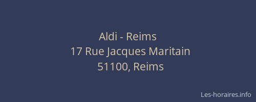 Aldi - Reims