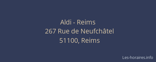 Aldi - Reims