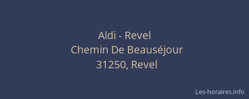 Aldi - Revel